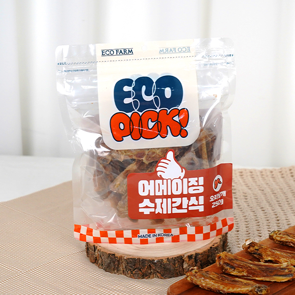 에코픽]어메이징 수제간식 오리날개_250g