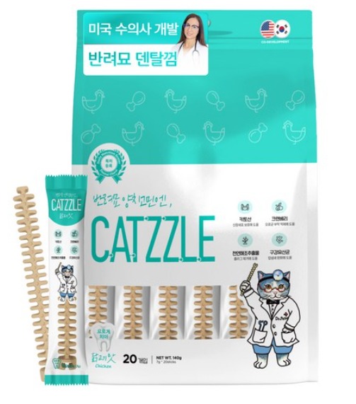캣즐 요로계 고양이덴탈껌(닭고기) 35g